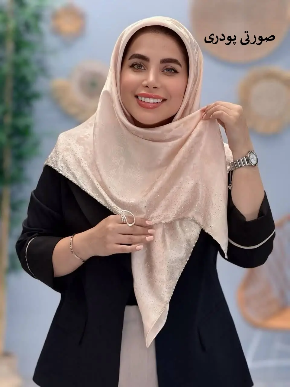 3458-روسری وارداتی نوا